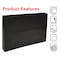 Gold Seal 7-Ring Leatherette Executive Ledger/Check Binder, Holds 9 x 13in. Business Checks, Black 11200 - alternate 2